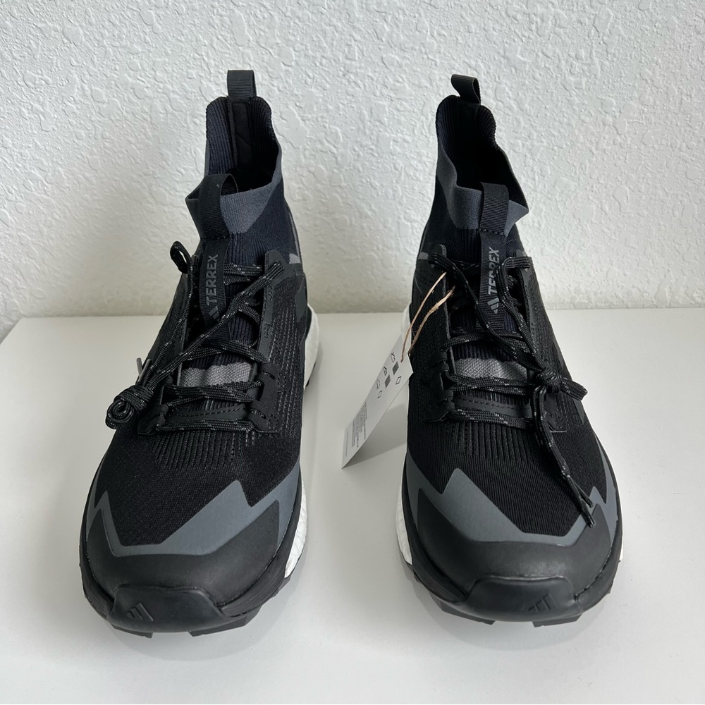 Adidas Terrex Free Hiker 2 Black Carbon Hiking Shoes Mens Size 10.5 HQ8395 - Picture 6 of 8